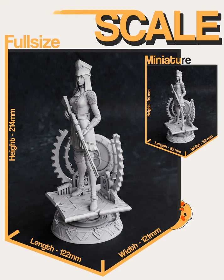 League of Legends Caitlyn STL File 3D Printing Digital STL File 0294