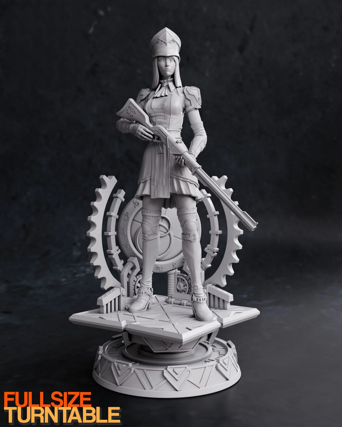 League of Legends Caitlyn STL File 3D Printing Digital STL File 0294