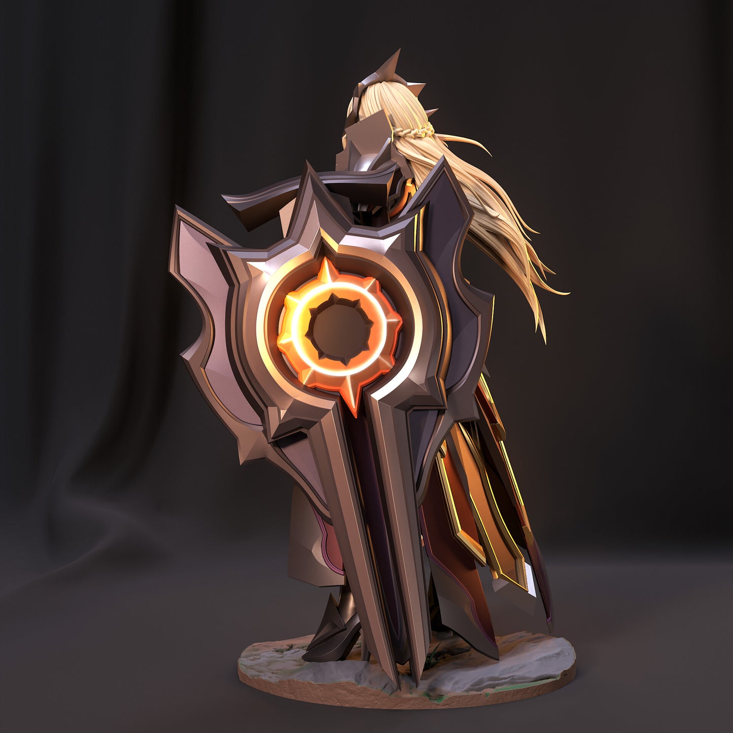 League of Legends Leona STL File 3D Printing Digital STL File 0287