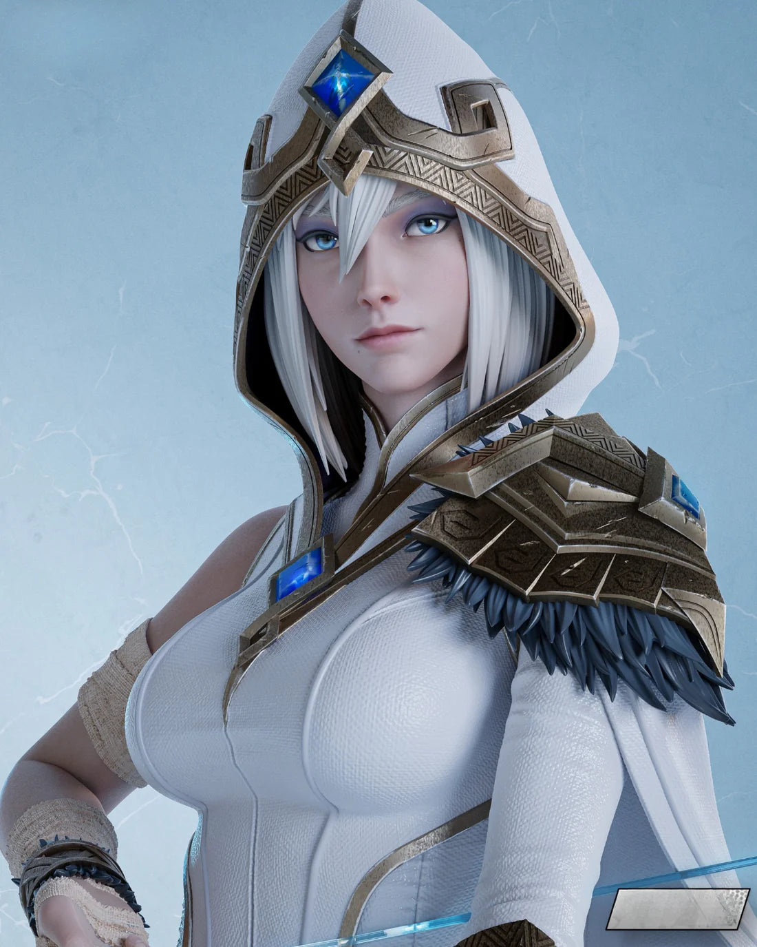 League of Legends Ashe STL File 3D Printing Digital STL File 0292