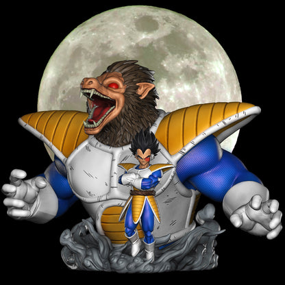 Vegeta Oozaru Anime STL Fichier Impression 3D Fichier STL numérique Anime Dragon Ball Z Personnage S052