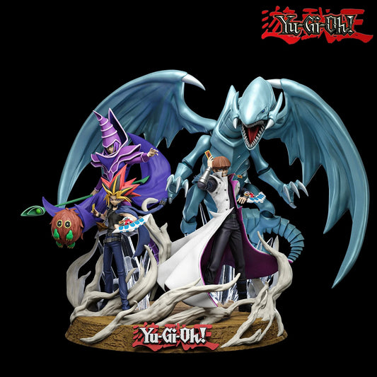 Yu-Gi-Oh STL File 3D Printing Design File Anime Yami Yugi and Seto Kaiba Character 0242