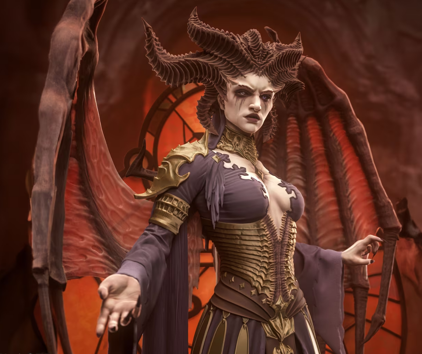 Diablo STL File 3D Printing Digital STL File Game Character Lilith Figure S064