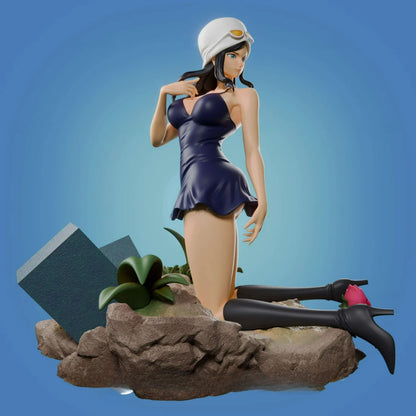 Nico Robin STL File 3D Printing Design File Anime One Piece Character 0225