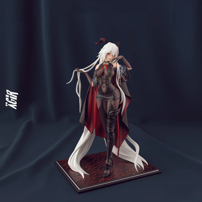 Agir Azur Lane STL File 3D Printing Design Game Character Agir STL File 0223