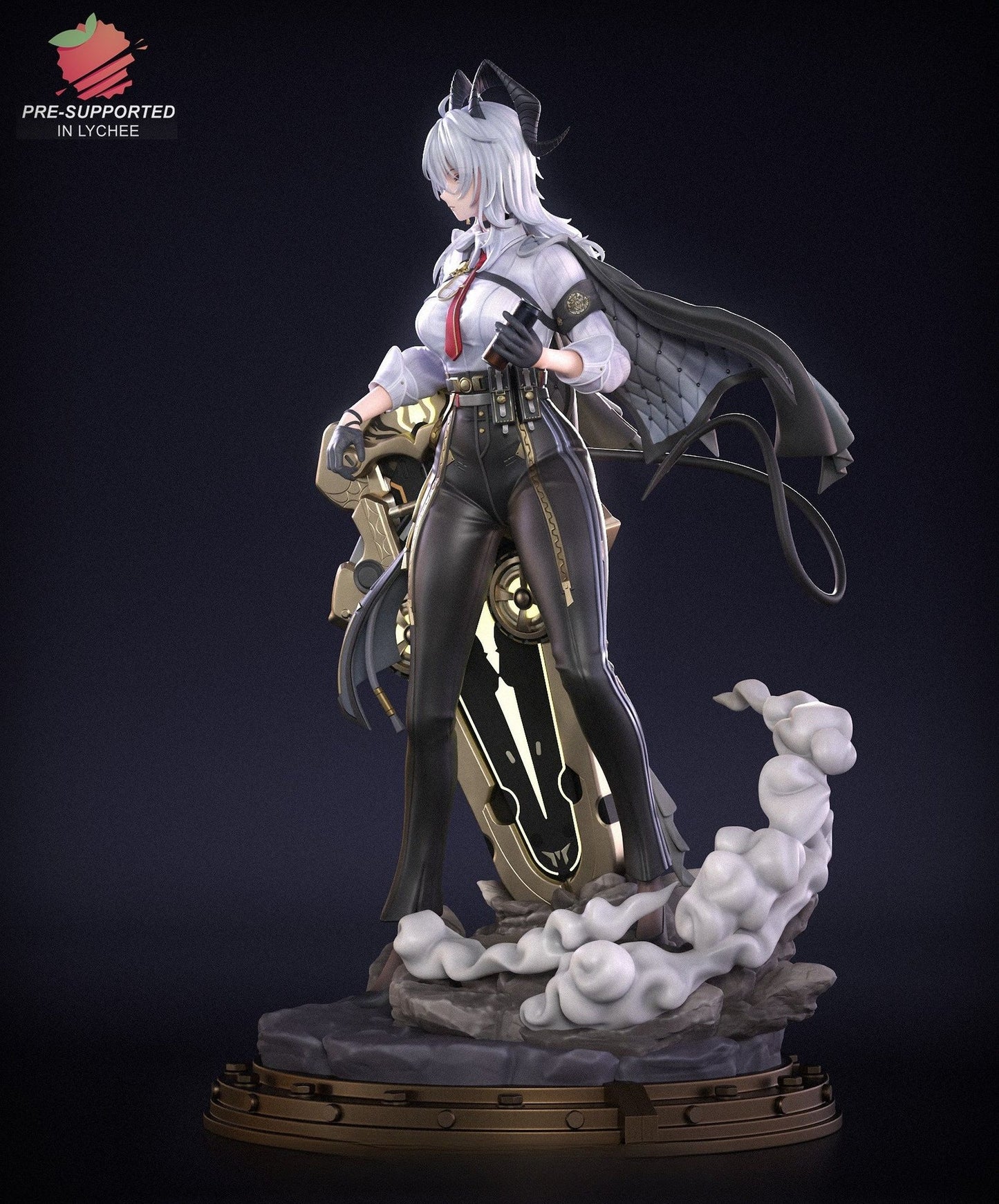 Zani STL File 3D Printing Design File Game Character Wuthering Waves STL 0288