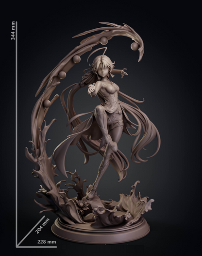 Jianxin STL File 3D Printing Design File Game Character Wuthering Waves STL 0210