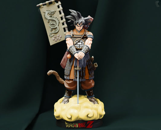 Dragon Ball Z Goku Shogun STL File 3D Printing Digital STL File Anime Character S072