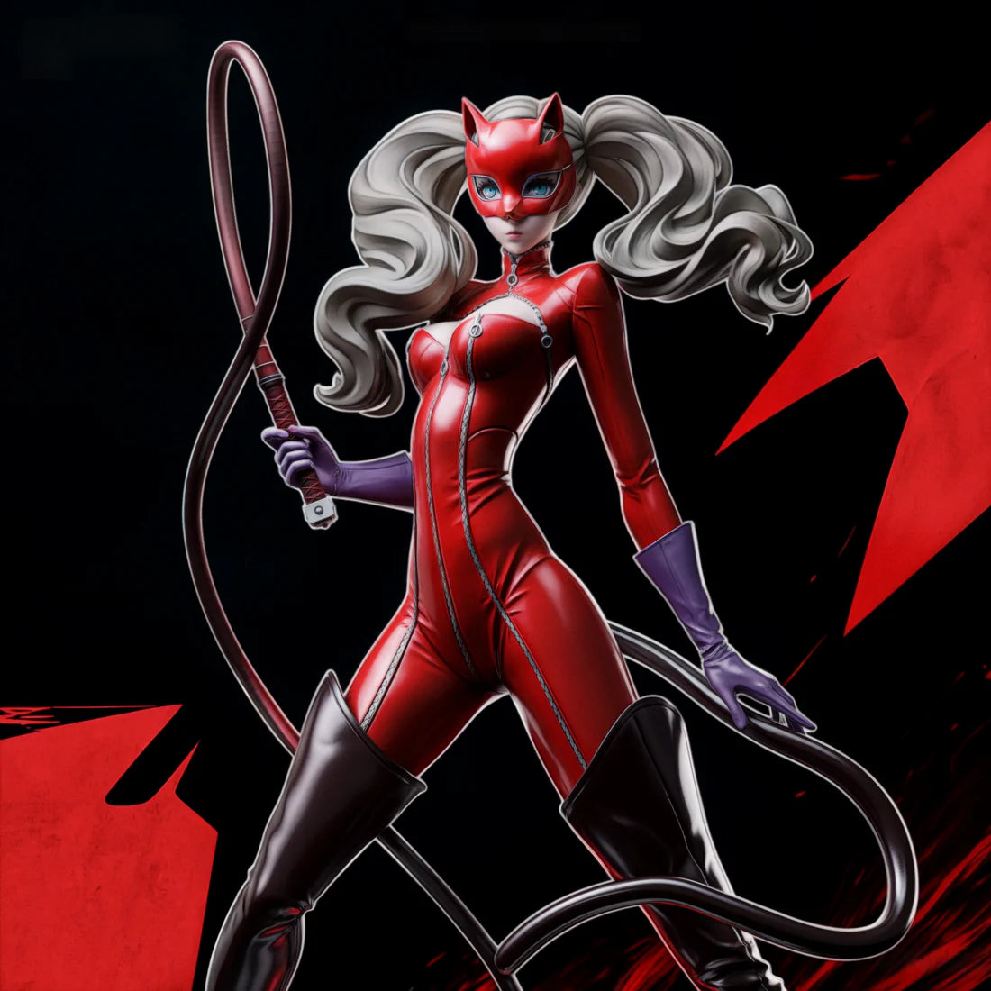 Ann Takamaki STL File 3D Printing Design File Game Character Persona 5 STL 0231