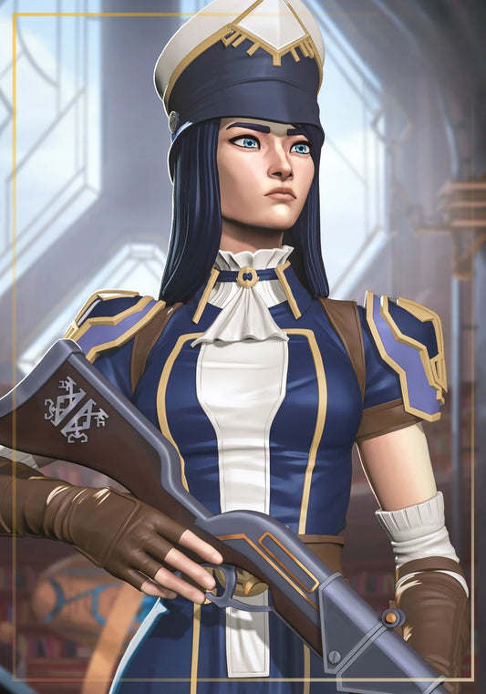 League of Legends Caitlyn STL File 3D Printing Digital STL File 0294
