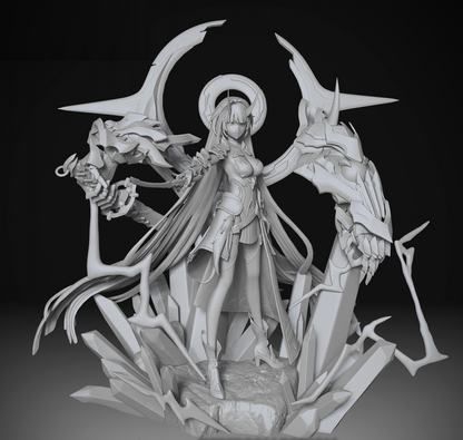 Herrscher of Thunder STL File 3D Printing Design Game Character Honkai Star Rail STL File 0298