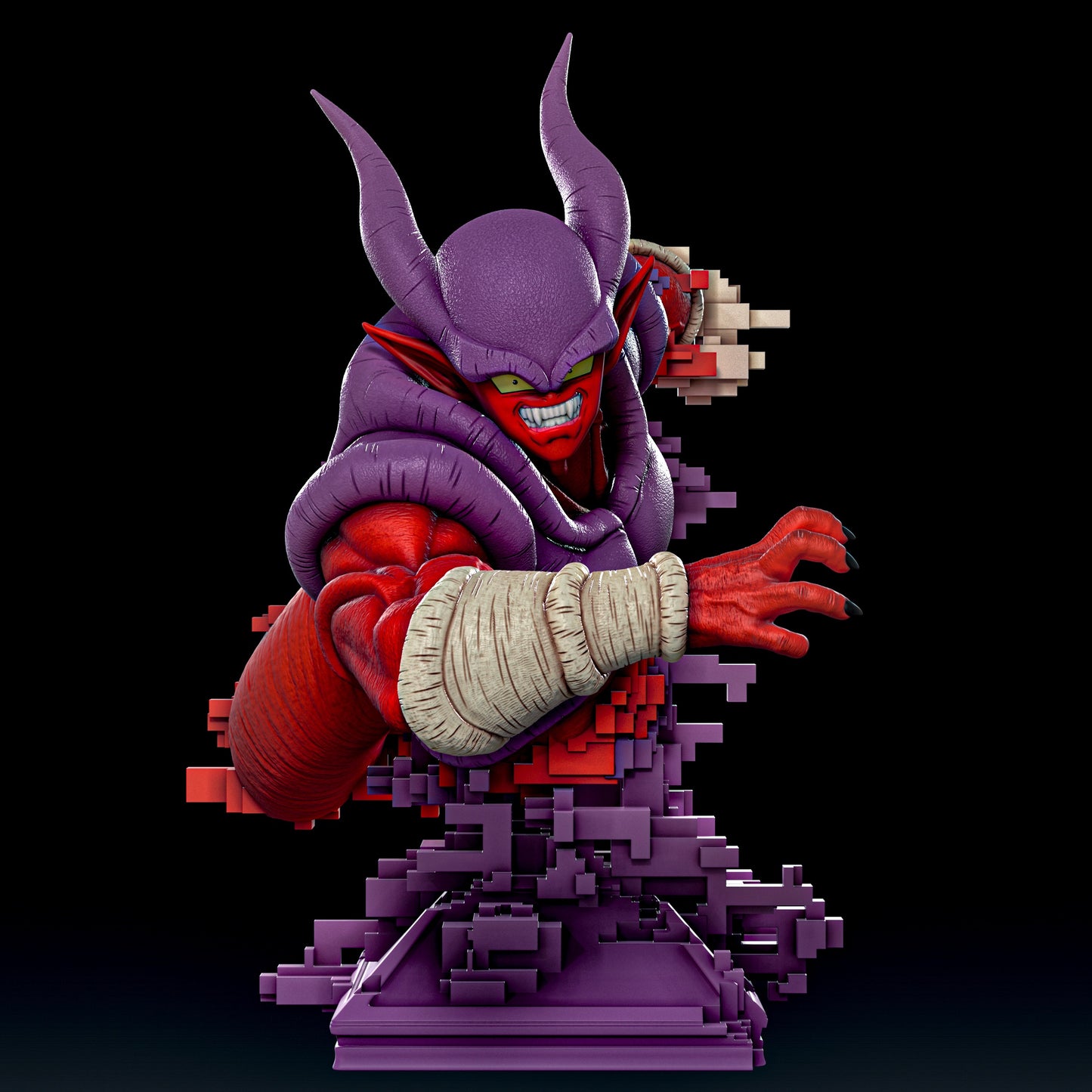 Dragon Ball STL Janemba STL File 3D Printing Digital STL File Anime Character 0189