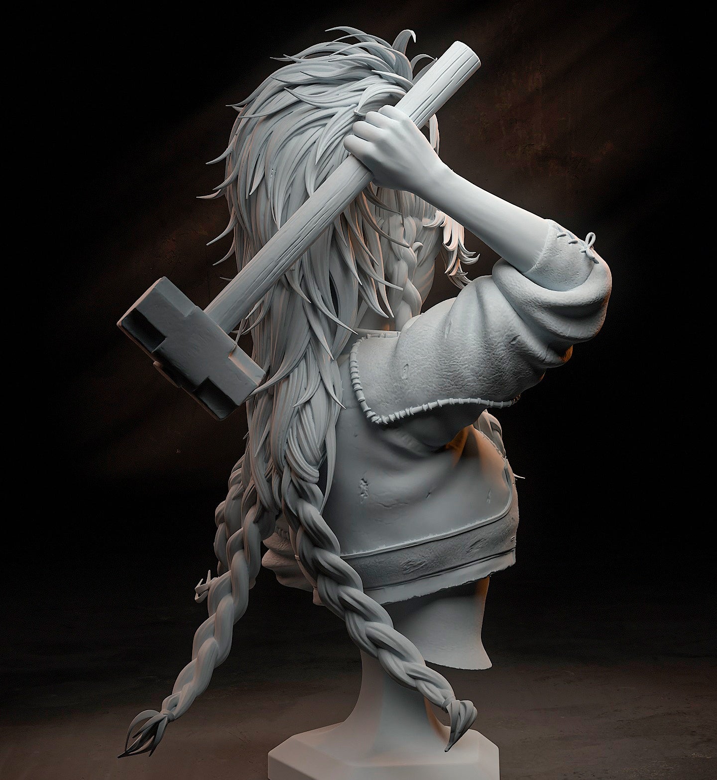 Monster Hunter Gemma  STL File 3D Printing Digital STL File Girl Game Characters Figure 0276