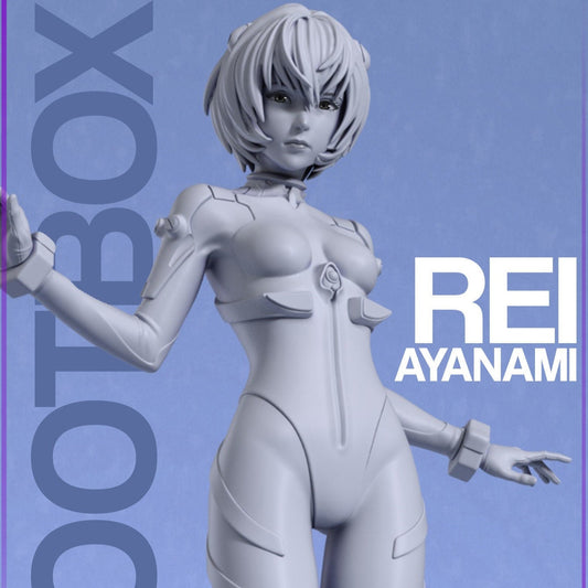 EVA Anime STL Personnage Rei Ayanami STL Fichier Impression 3D Numérique STL Design Anime Personnage 0140