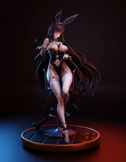 Nikke STL File 3D Printing Design File Marciana Bunny Game Girl Character 0202