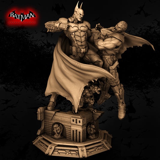 Batman Arkham DC Movie Character STL File 3D Printing Digital Movie Figure STL File S026