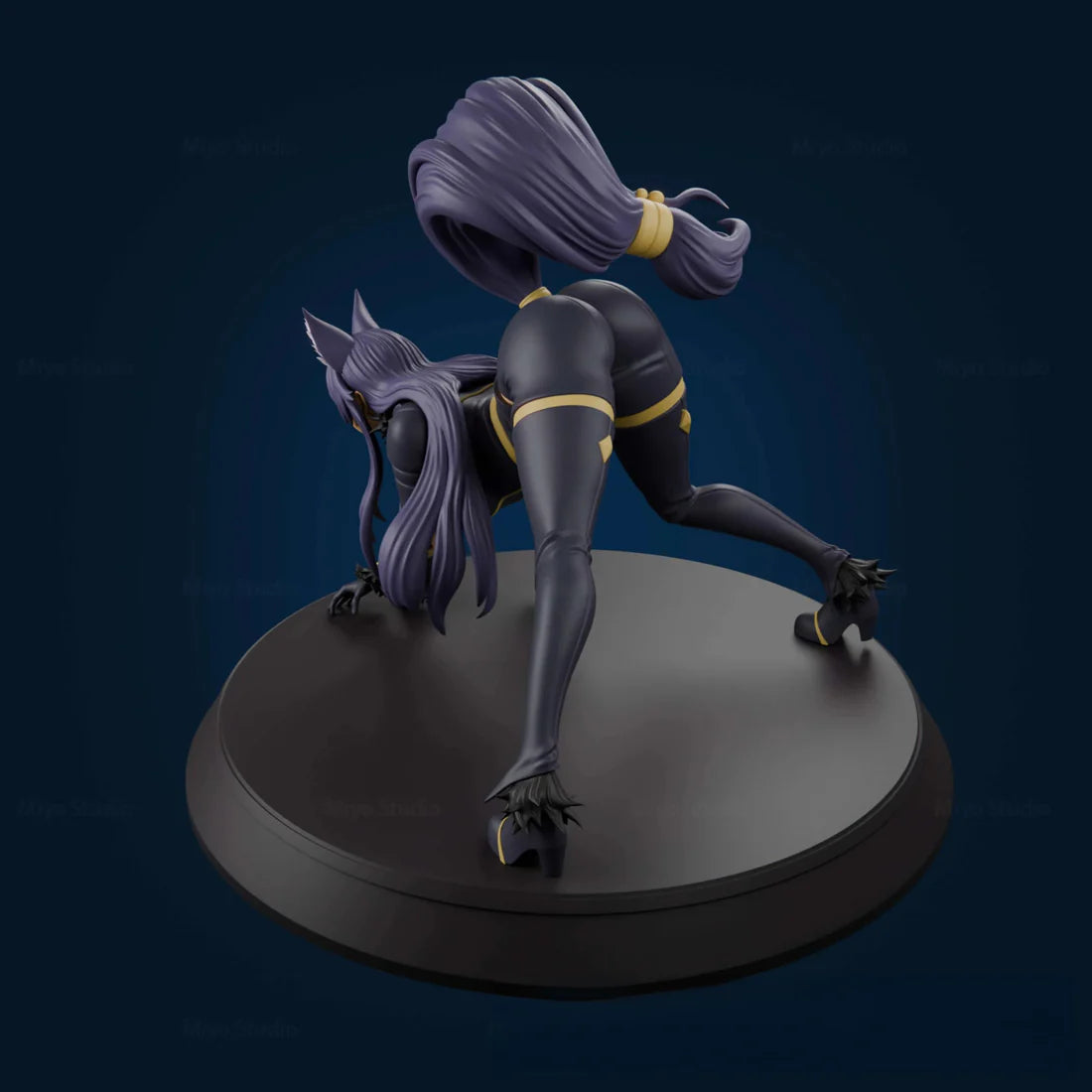 Delta STL File 3D Printing Design File Anime Eminence In Shadow Character 0224