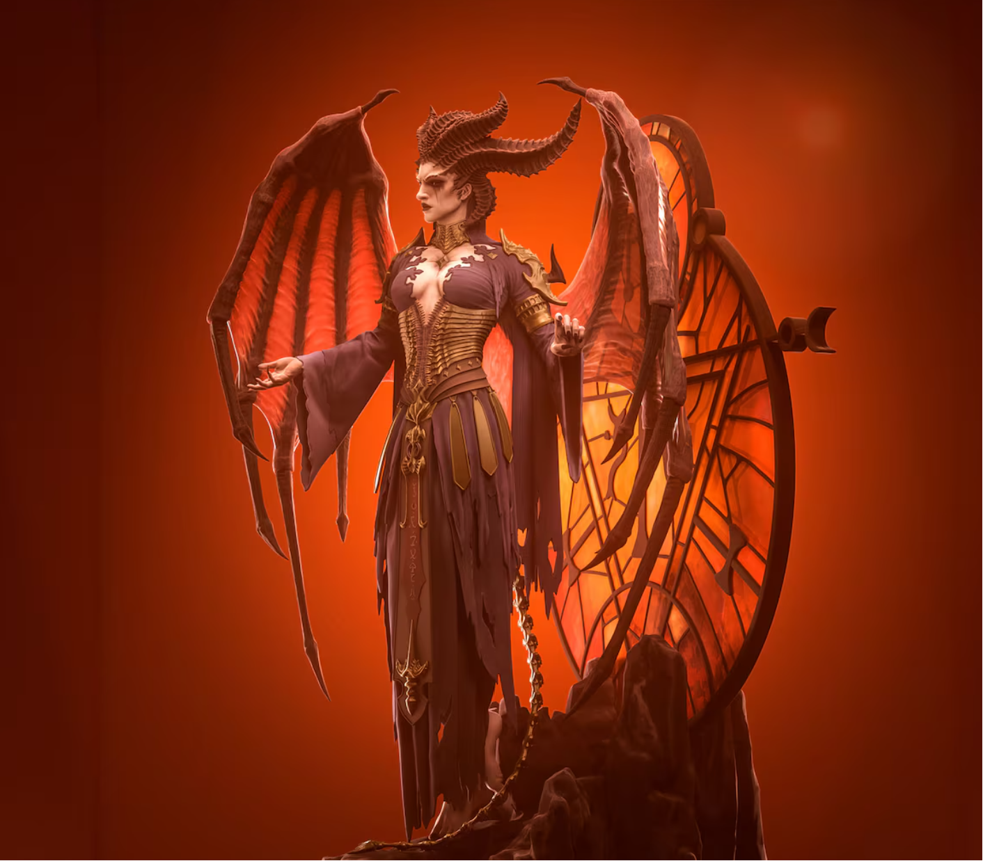 Diablo STL File Impression 3D Fichier STL numérique Personnage de jeu Lilith Figure S064