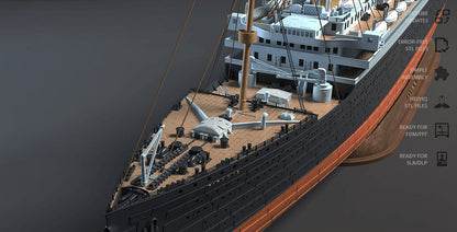 Titanic 3D Printing Model STL File Pack 3D Printing Digital STL File Ship Garage Kit