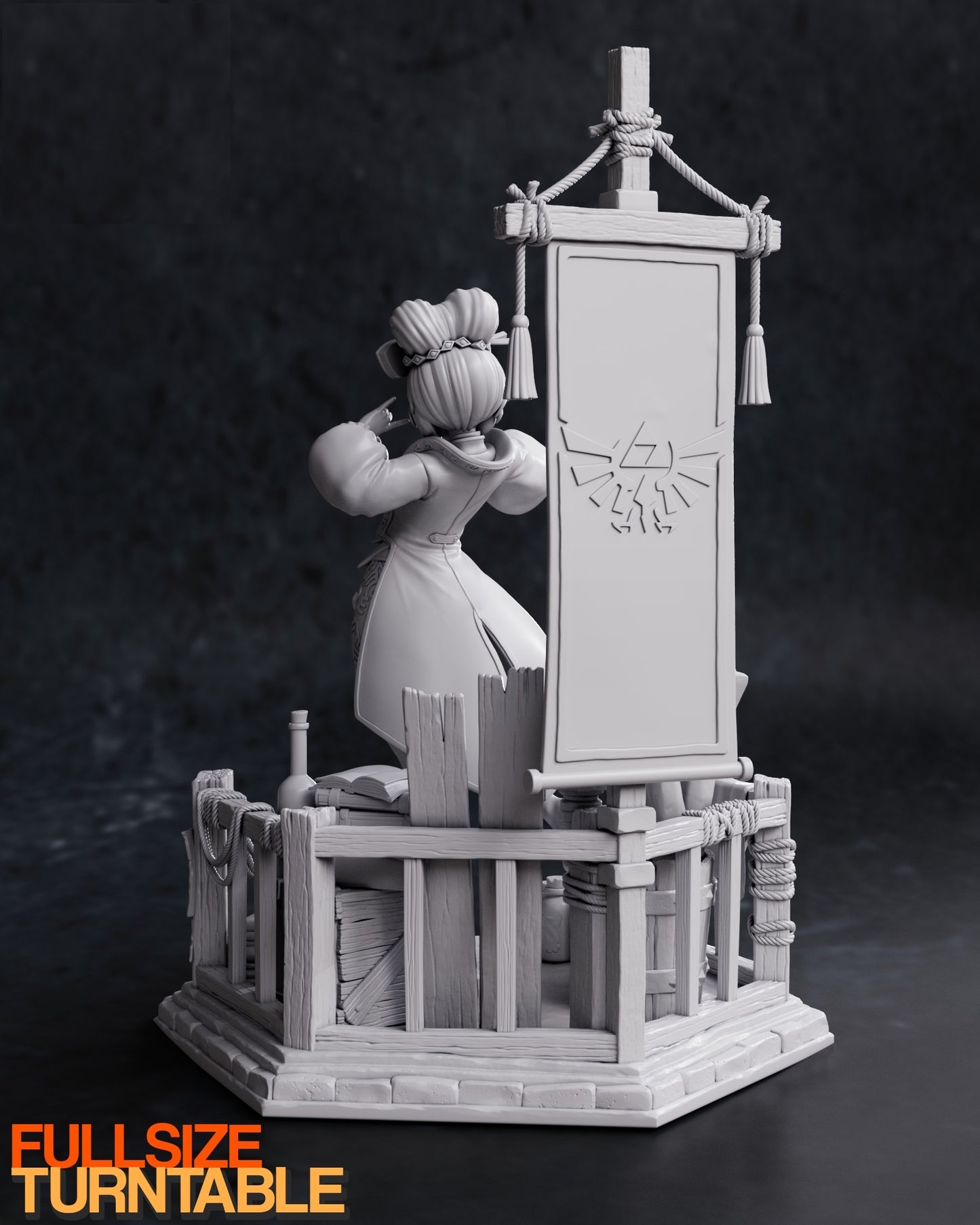 Zelda STL Tears Of The Kingdom STL File 3D Printing Design Game Character 0101