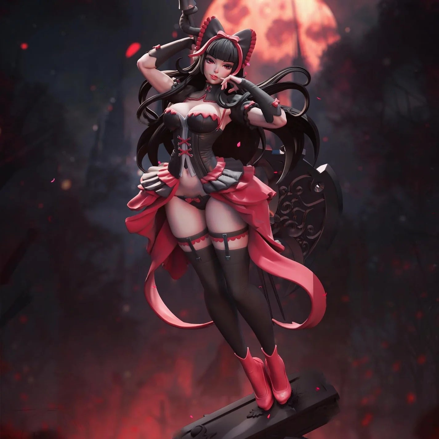 Rory Mercury STL Fichier Impression 3D Conception Anime Character Gate STL Fichier 0116