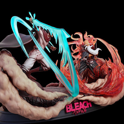 Ywach vs Yamamoto STL File 3D Printing Design File Anime Bleach Character 0211