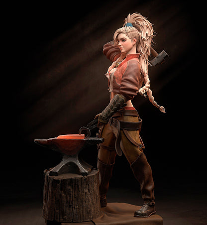 Monster Hunter Gemma  STL File 3D Printing Digital STL File Girl Game Characters Figure 0276