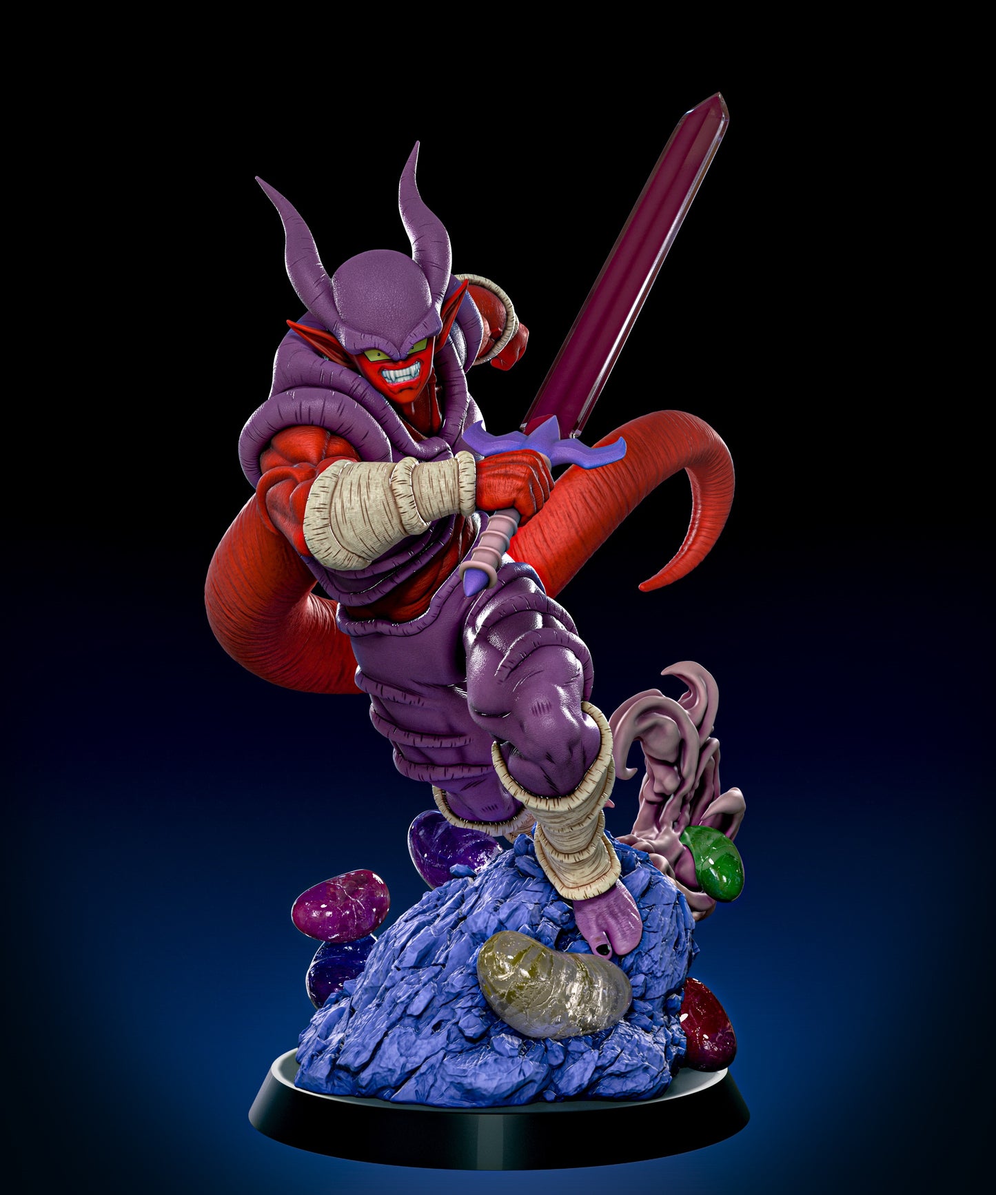 Dragon Ball STL Janemba STL File 3D Printing Digital STL File Anime Character 0189