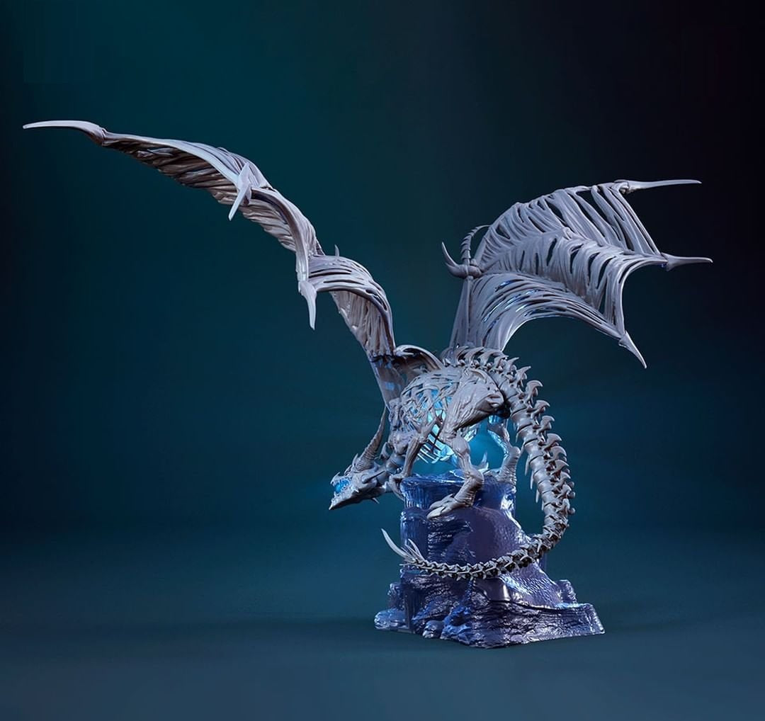World of Warcraft STL Frost Wyrm STL File 3D Printing Digital STL Design Game Character S078