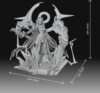 Herrscher of Thunder STL File 3D Printing Design Game Character Honkai Star Rail STL File 0298