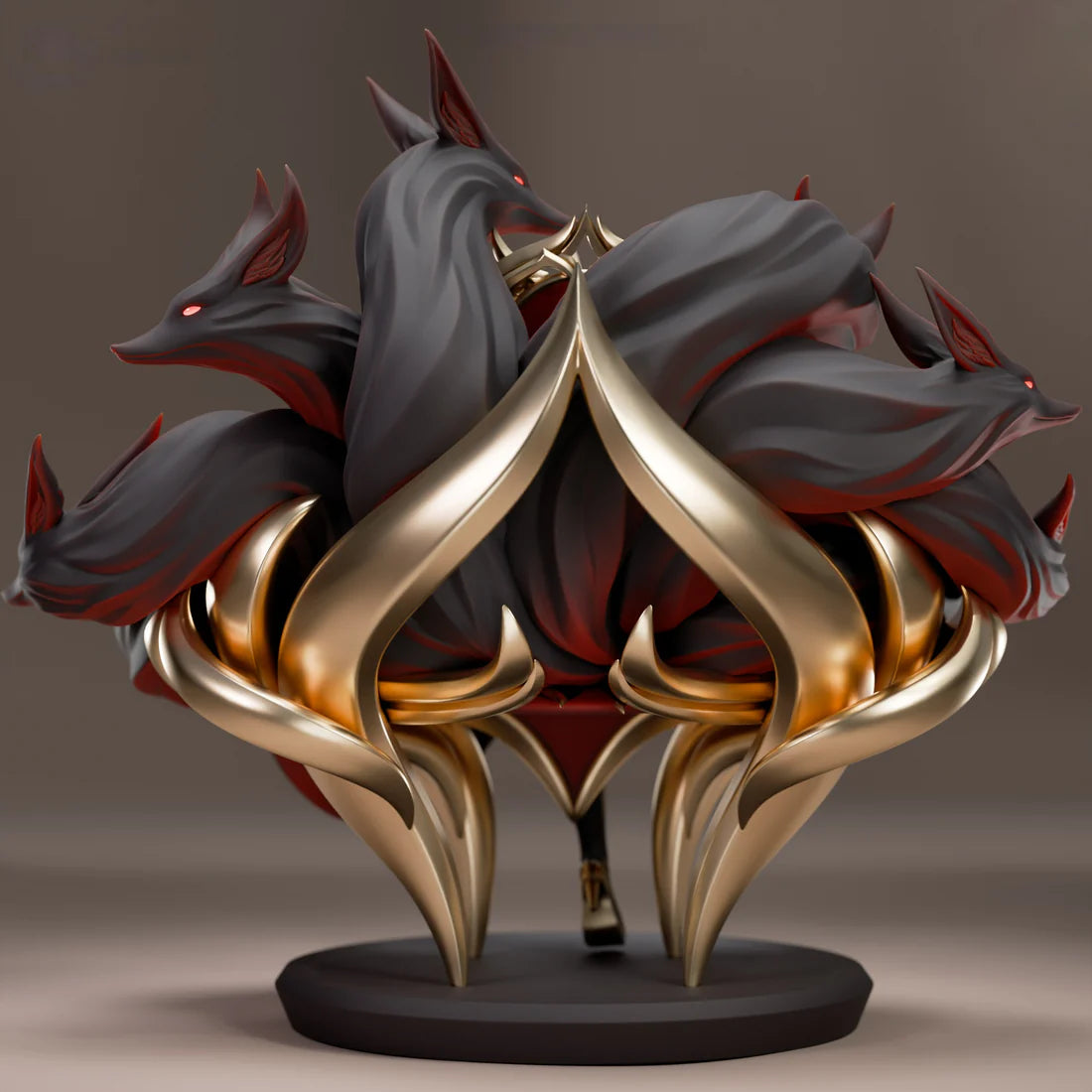 League of Legends Ahri STL File 3D Printing Digital STL File 0203