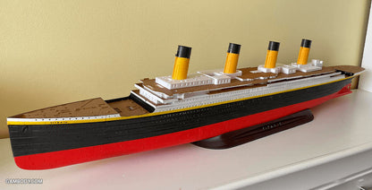 Titanic 3D Printing Model STL File Pack 3D Printing Digital STL File Ship Garage Kit