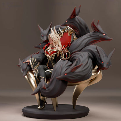 League of Legends Ahri STL File 3D Printing Digital STL File 0203