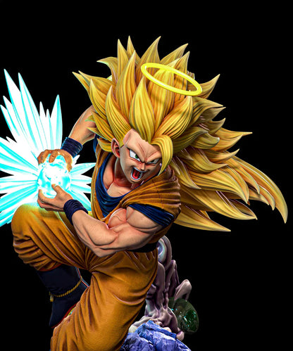 Dragon Ball Z Goku STL File 3D Printing Digital STL File Anime Character 0235