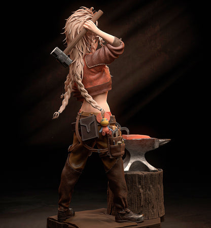 Monster Hunter Gemma  STL File 3D Printing Digital STL File Girl Game Characters Figure 0276