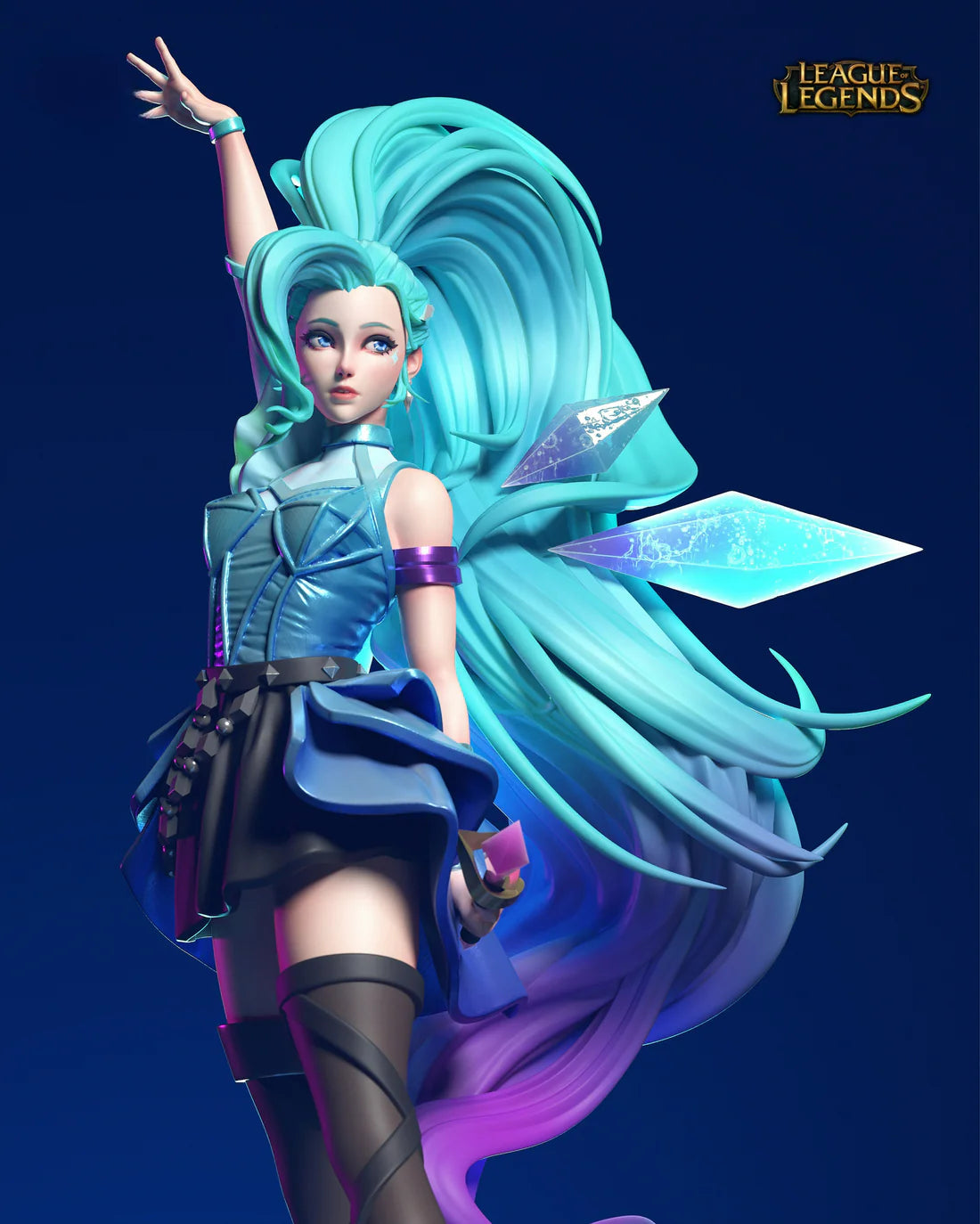 League of Legends Seraphine STL File 3D Printing Digital STL File 0204