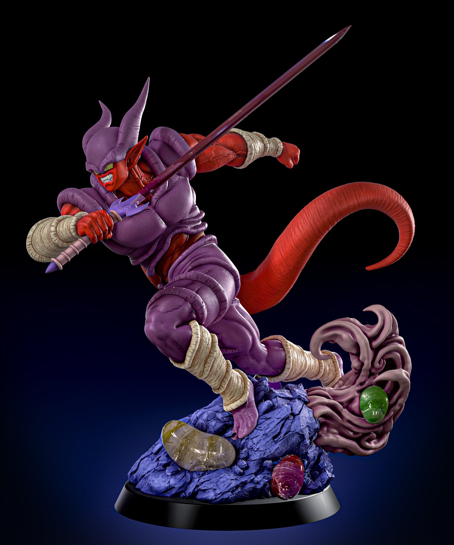 Dragon Ball STL Janemba STL File 3D Printing Digital STL File Anime Character 0189