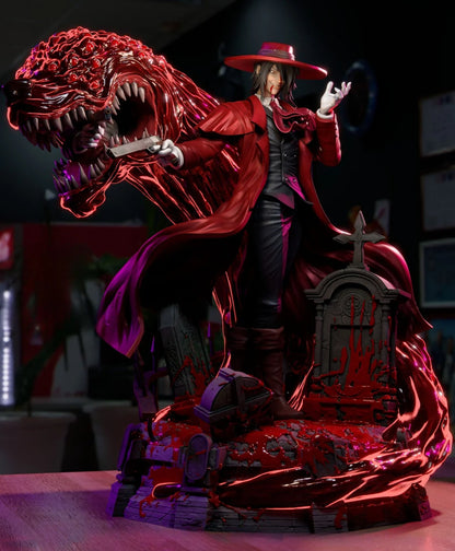 Alucard STL File 3D Printing Design File Anime Hellsing Character 0233