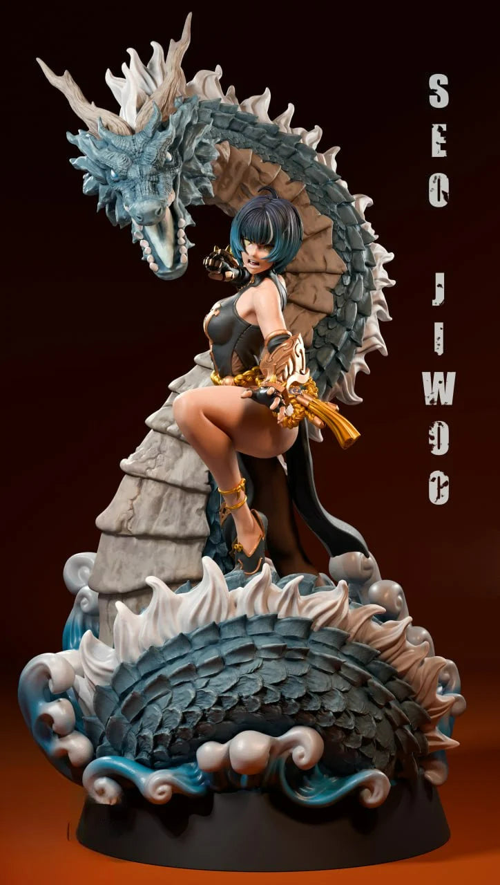 Seo Jiwoo STL File 3D Printing Design File Game Character Solo Leveling STL 0190