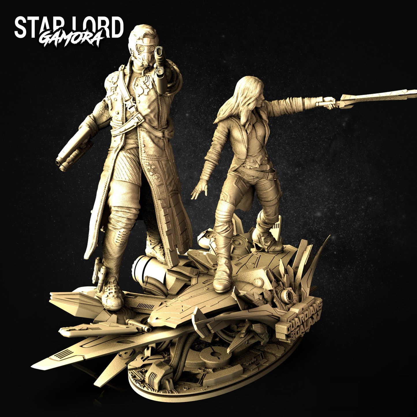 Guardian Of The Galaxy STL Avengers STL File 3D Printing Design Movie Character STL File S043
