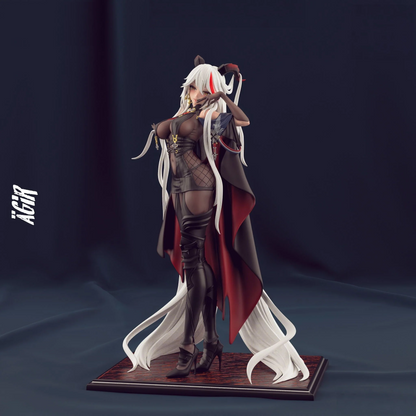 Agir Azur Lane STL File 3D Printing Design Game Character Agir STL File 0223