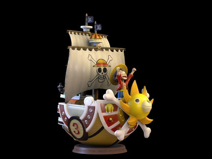 Thousand Sunny STL File 3D Printing Design File Anime One Piece Luffy Character S045