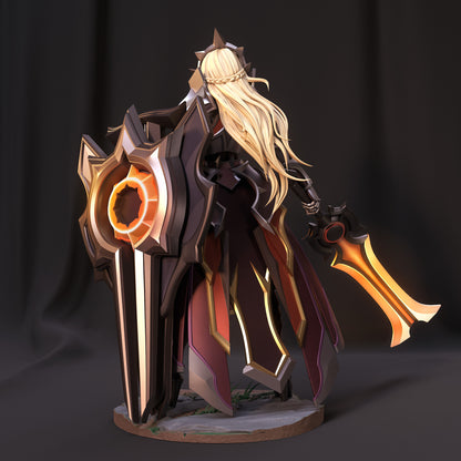 League of Legends Leona STL File 3D Printing Digital STL File 0287