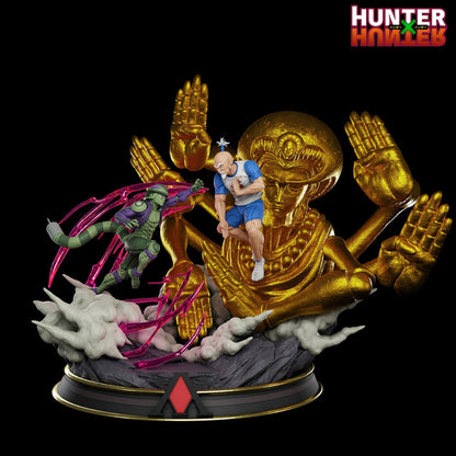 Hunter X Hunter STL File 3D Printing Design File Anime Netero vs Meruem Character 0238