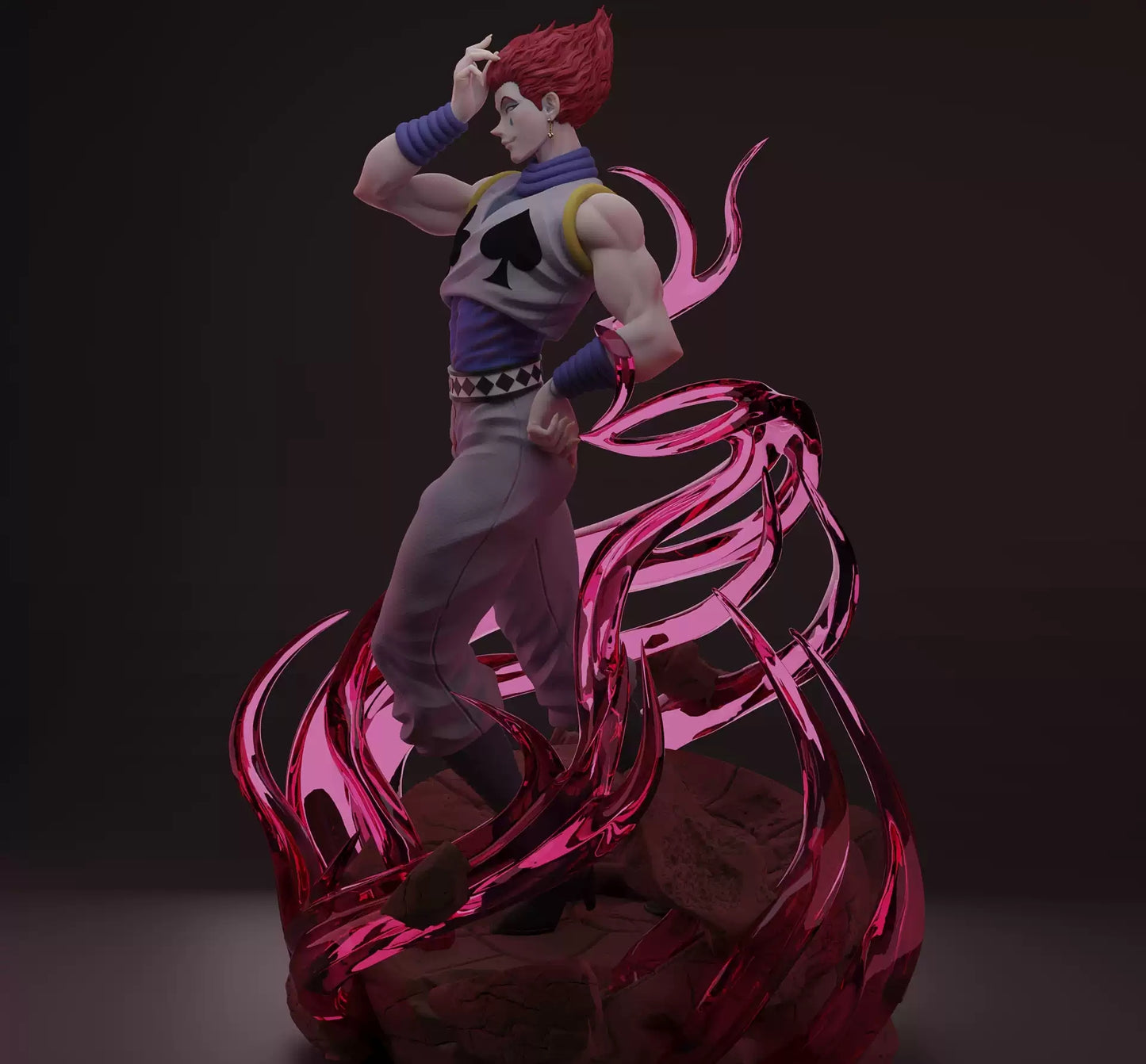 Hunter X Hunter STL File 3D Printing Design File Anime Hisoka Morow Character 0185