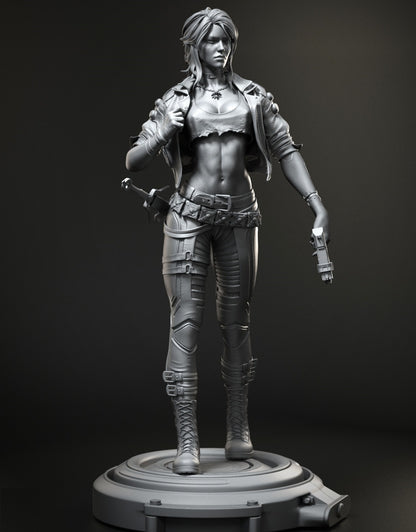 Witcher Ciri STL Archivo 3D Impresión Diseño Juego Personaje Ciri STL Archivo 0127