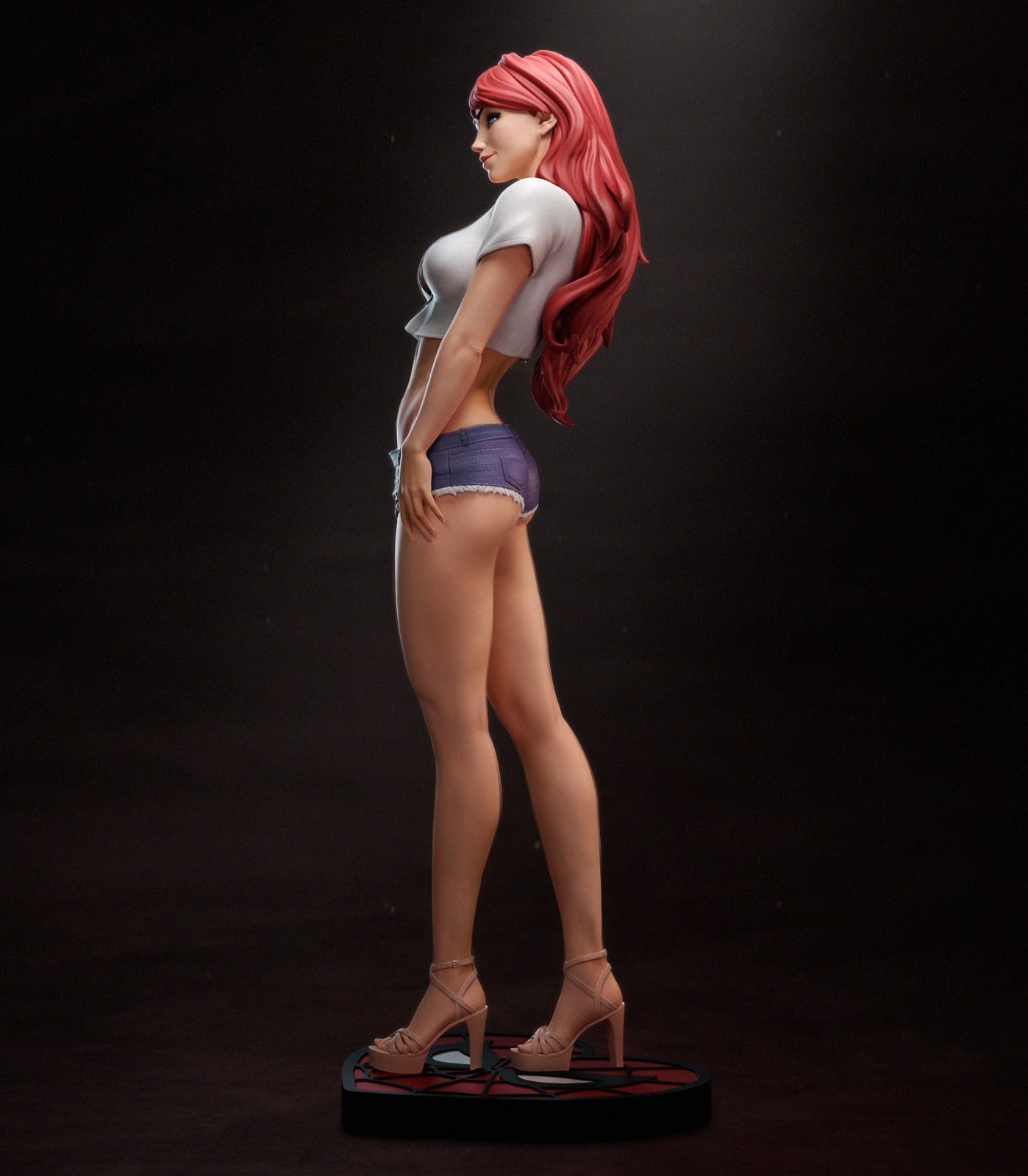 Spiderman STL Mary Jane STL File 3D Printing Design Movie Character STL File 0249