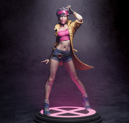 X-Men STL File Jubilee 3D Printing Design File Movie Characters Girl Figure 0147