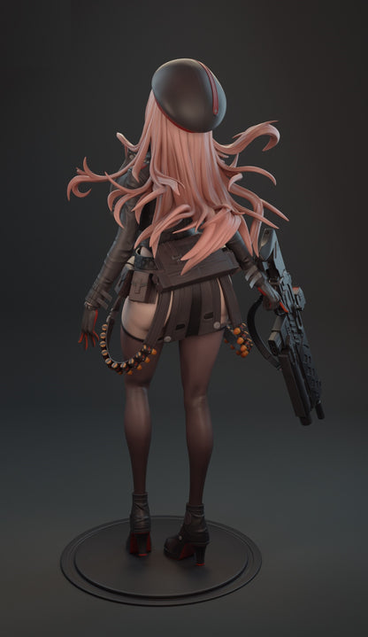 Nikke STL Archivo 3D Impresión Diseño Archivo Rapi Game Girl Personaje 0160