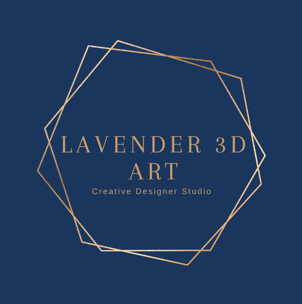 Lavender 3D Art